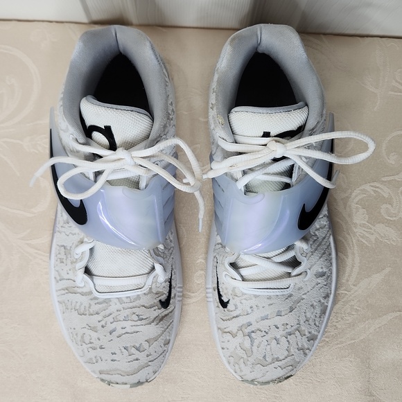 Mens Nike Kevin Durant XIV KD14 sneakers basketball wolf grey size 8 CW3935-100 - Picture 3 of 16